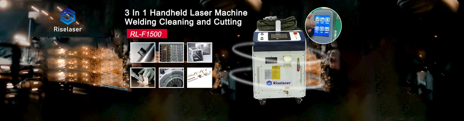 Maszyna do cięcia laserem z metalową włókniną