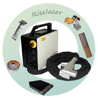 Portable Mini Backpack Laser Cleaning Rust Removal With Pulsed Fiber Laser 100w 50w